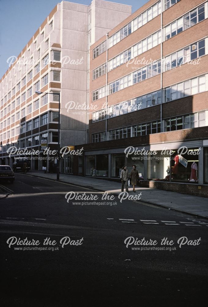 Gower House and St. Peter's House Offices, Gower Street, Derby, 1977 