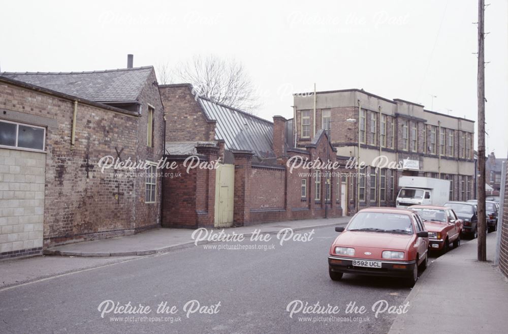 The old Brunswick Works at the west end of Great Northern Road