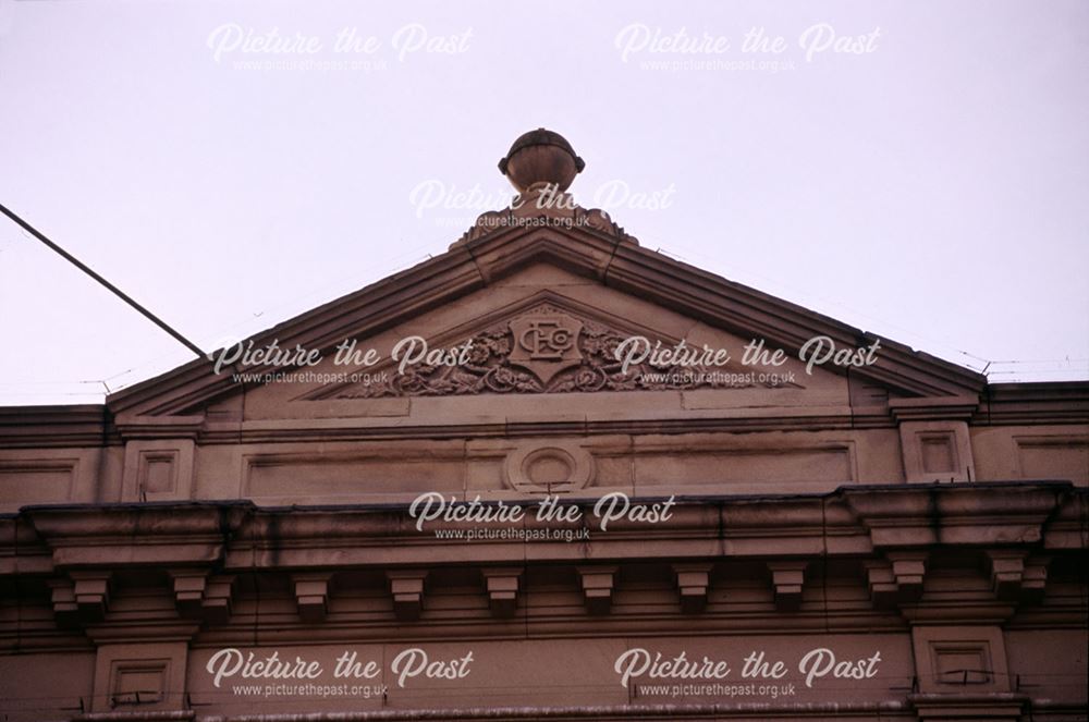 Former Methodist Chapel - Architectural detail of the pediment