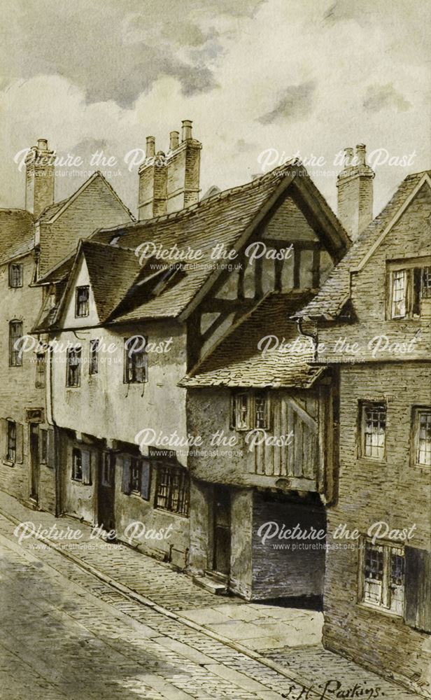 Old houses, St Michael's Lane