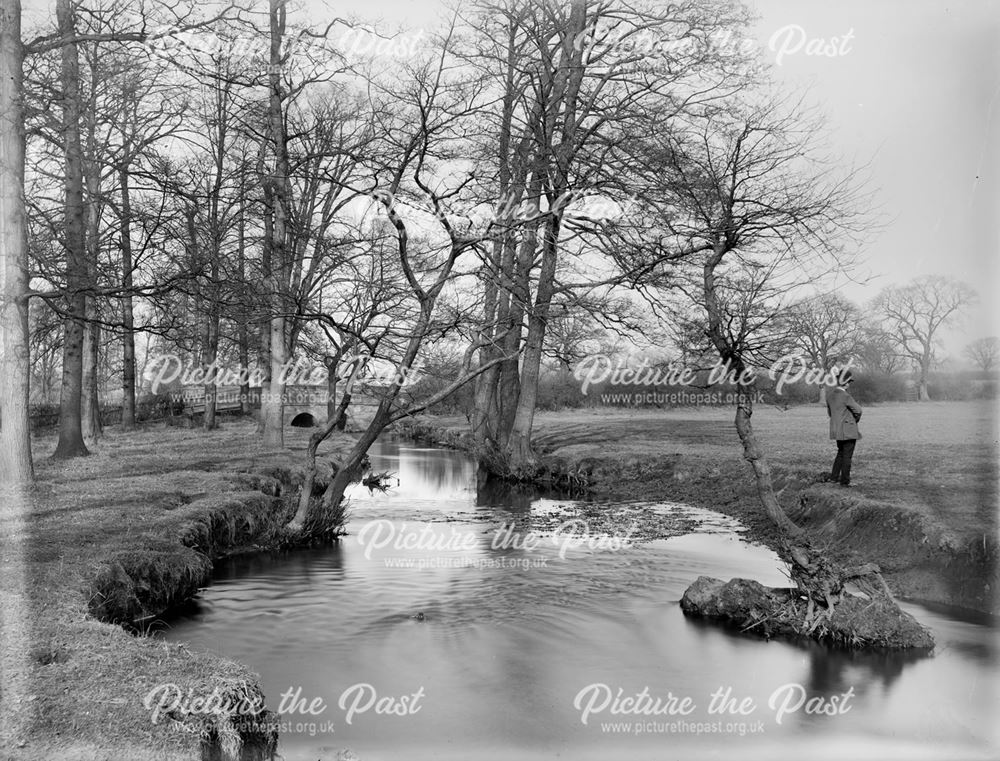 Markeaton Brook, Markeaton Lane, Derby, 1880s