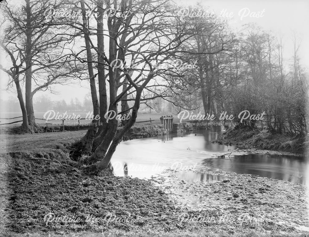 Markeaton Brook, Markeaton Lane, Derby, 1880s