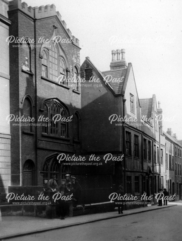 Full Street, Derby showing All Saints Church House