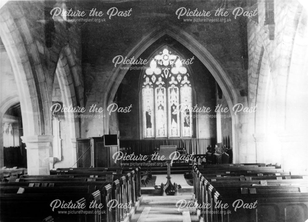 Interior of All Saints Church, Mackworth