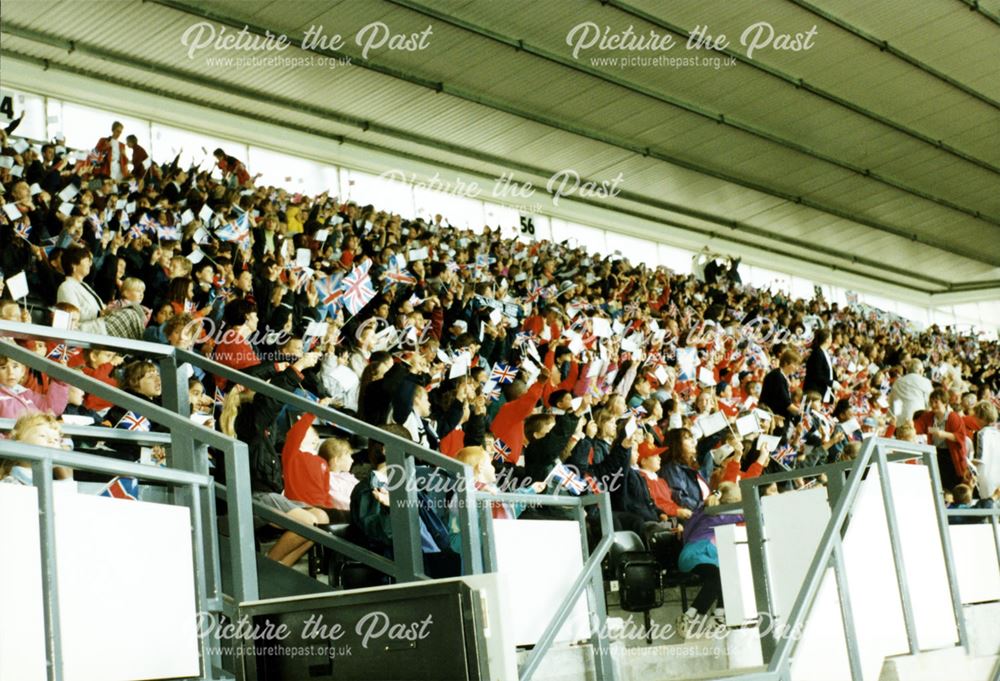 Opening of Pride Park Stadium