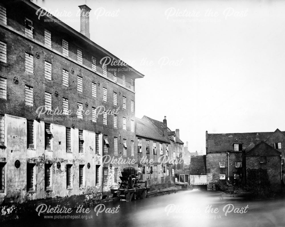 Silk Mill and Flour Mill, Derby, 1875