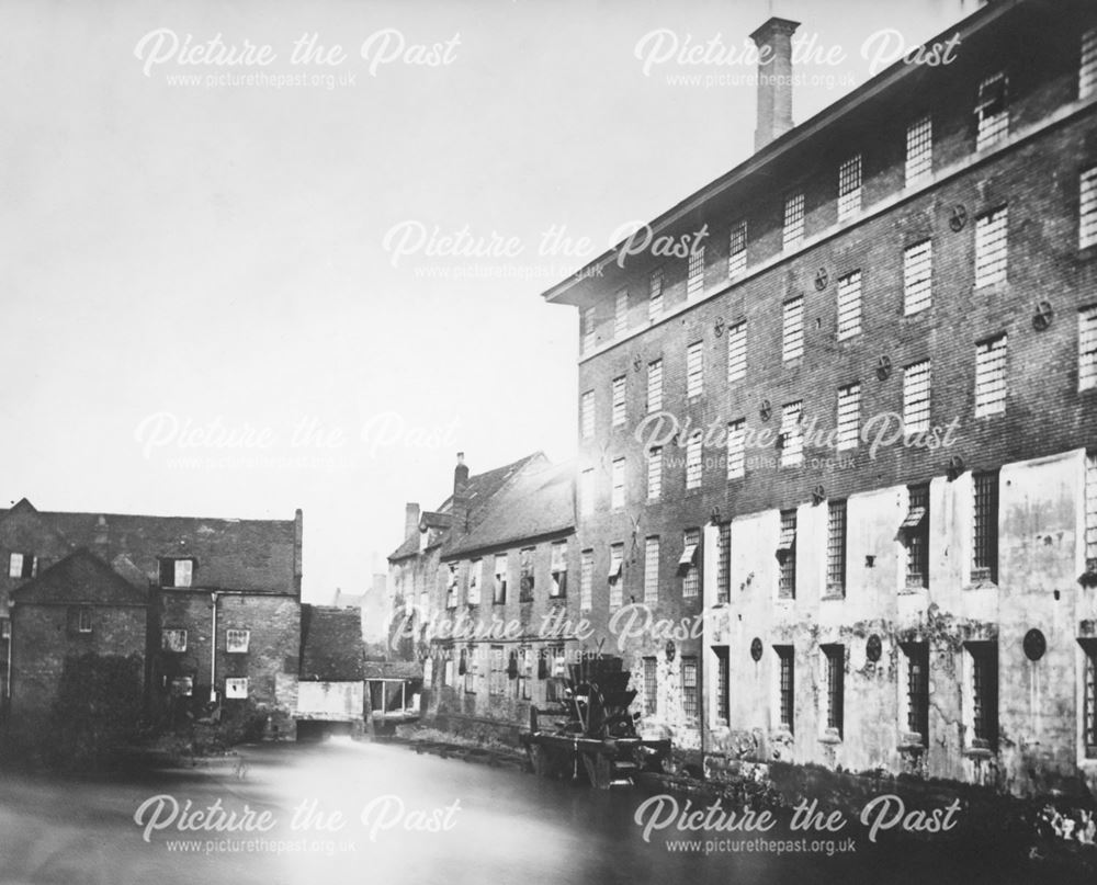 Silk Mill and Flour Mill, Derby, 1875