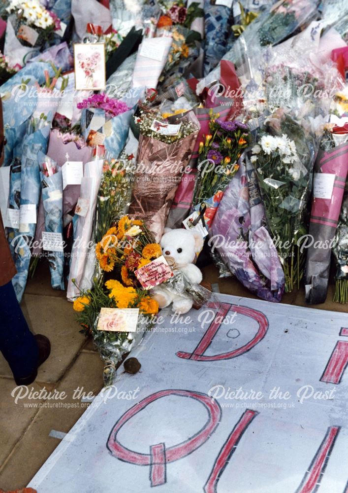 Floral Tributes to Diana, Princess of Wales