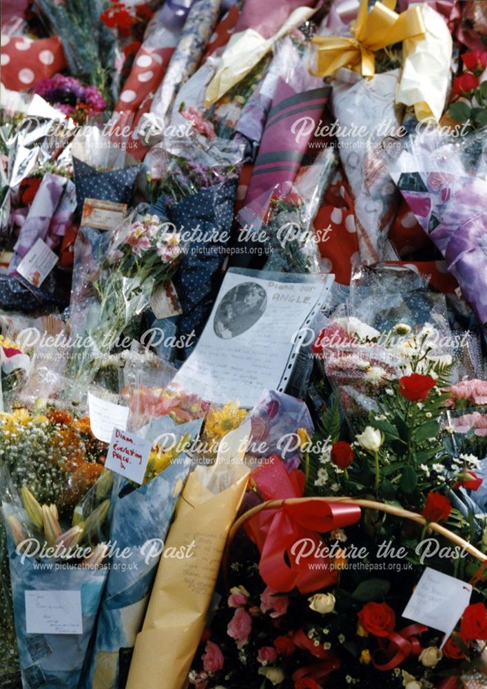 Floral Tributes to Diana, Princess of Wales