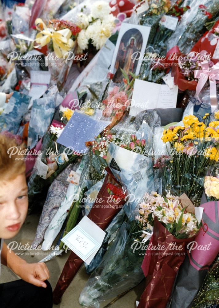 Floral Tributes to Diana, Princess of Wales