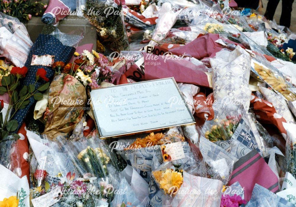 Floral Tributes to Diana, Princess of Wales