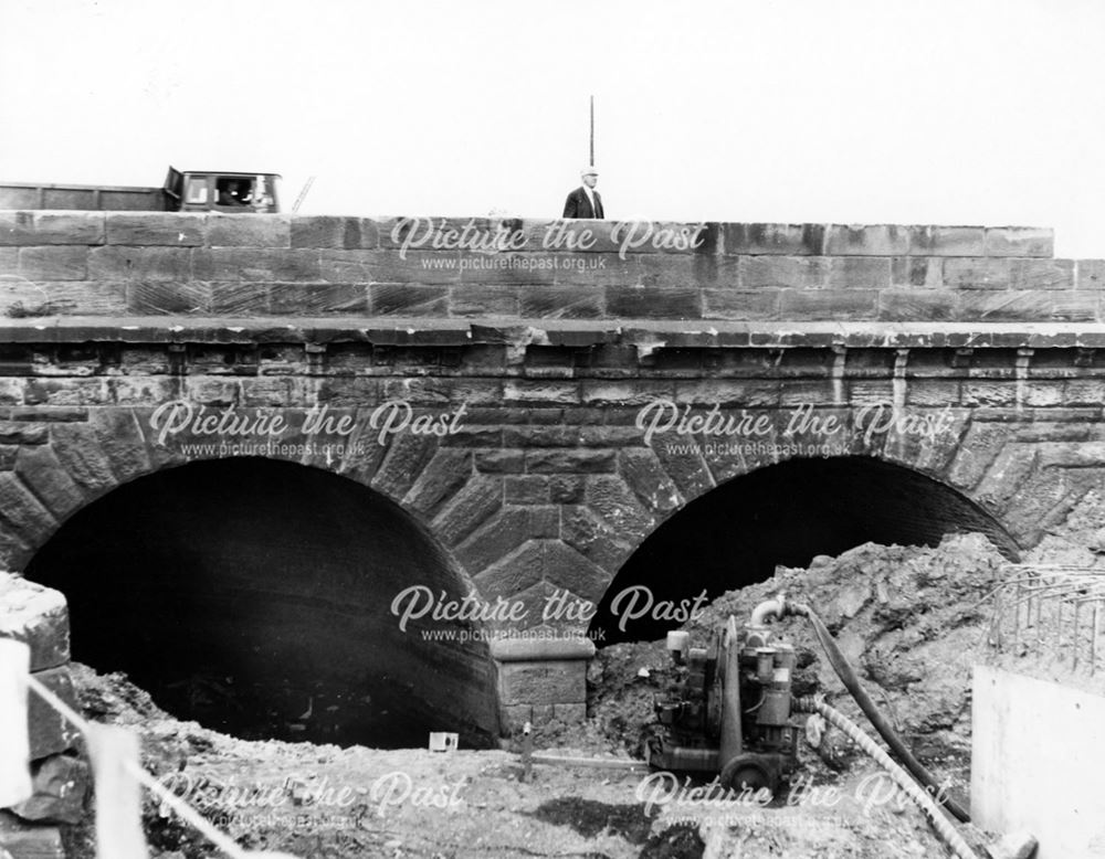 Culvert alongside old canal