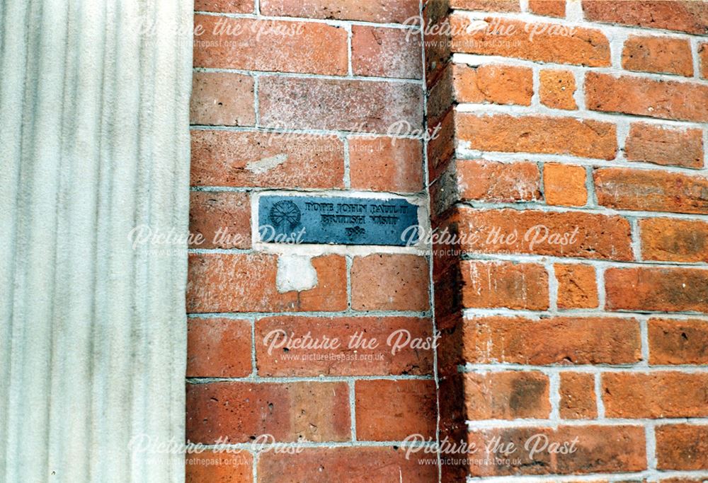 Brick Plaque at Convent's main doorway