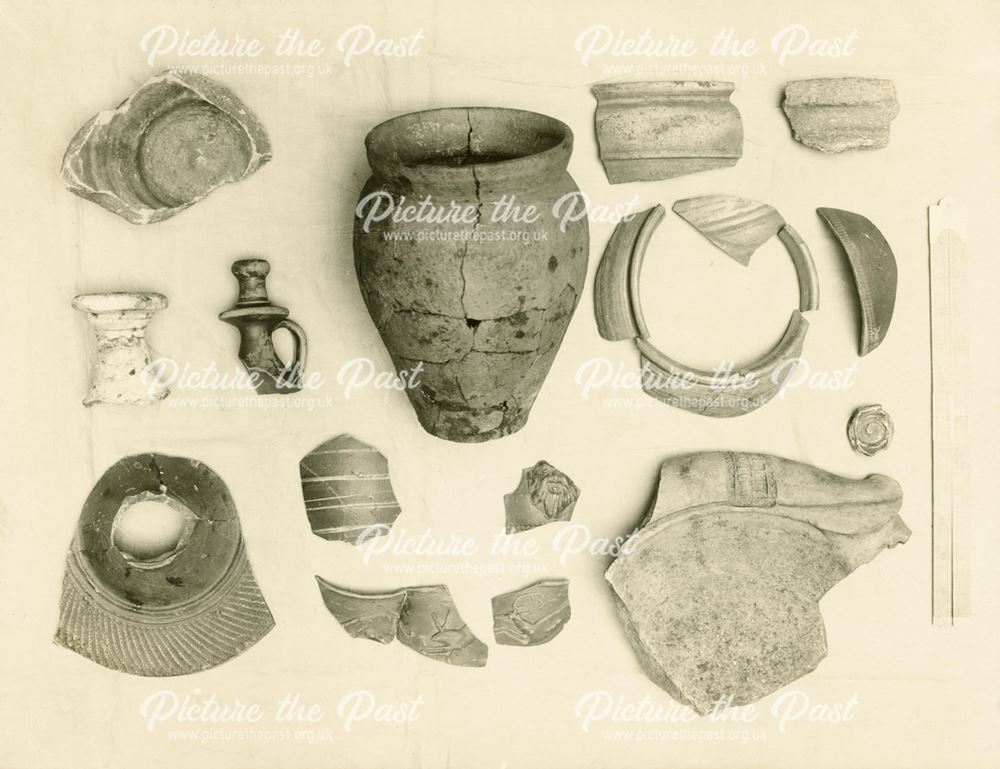 Artefacts excavated at the Chester Green Site