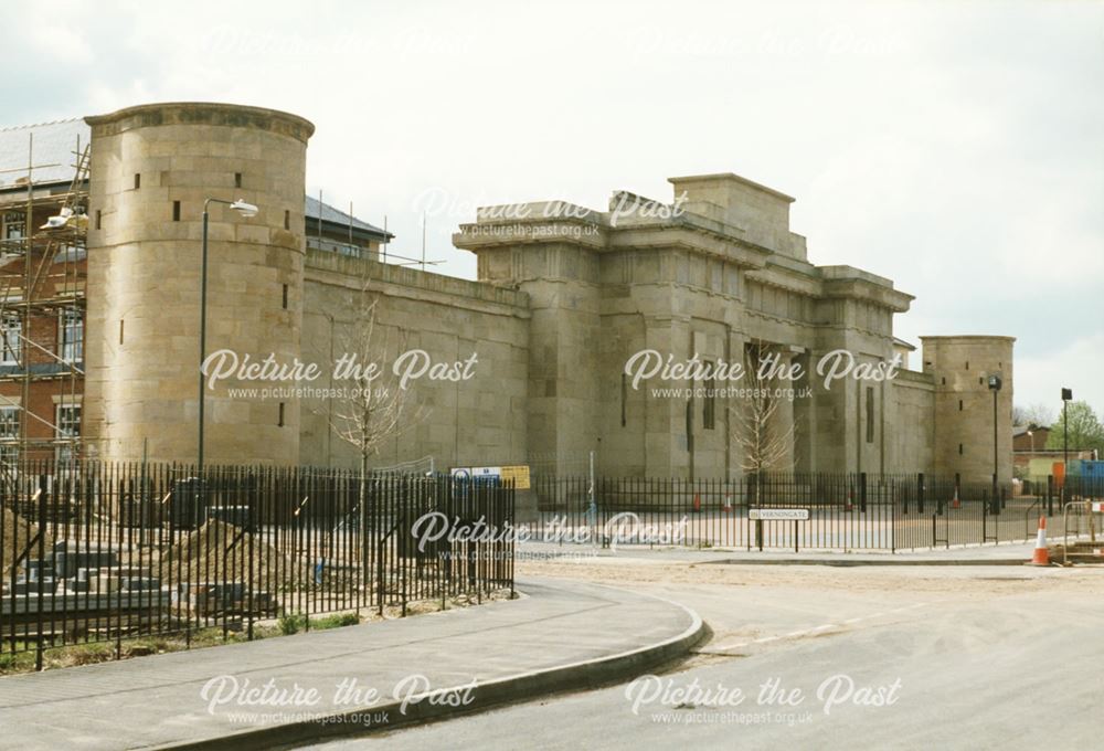 County Gaol, Entrance during development