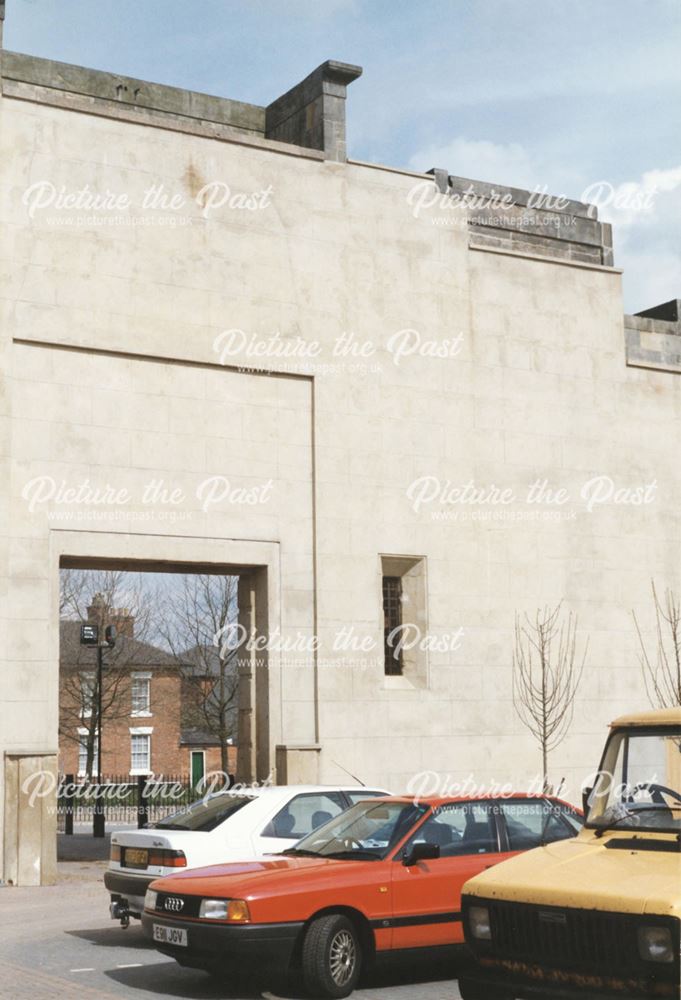 County Gaol, Entrance portal from interior of Gateway, during development