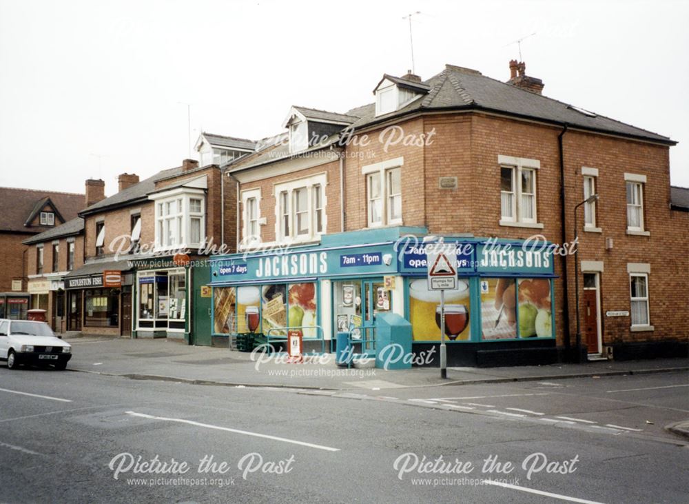 Shops on the corner of Kedleston Road and Redshaw Street
