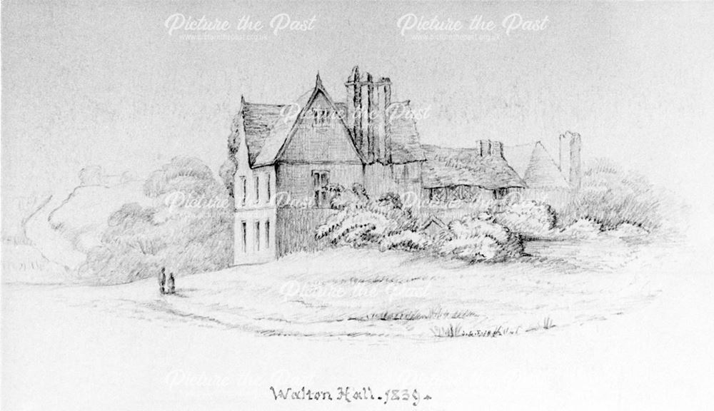 Walton on Trent Old Hall, off Main Street, Walton on Trent, 1839