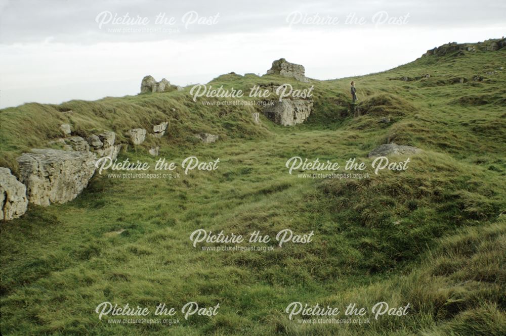 Harborough Rocks, site of an Iron Age settlement