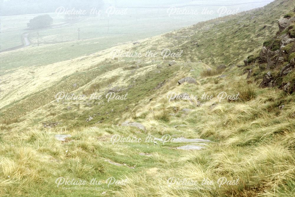 Combs Moss (also known as Castle Naze), General view of the fort