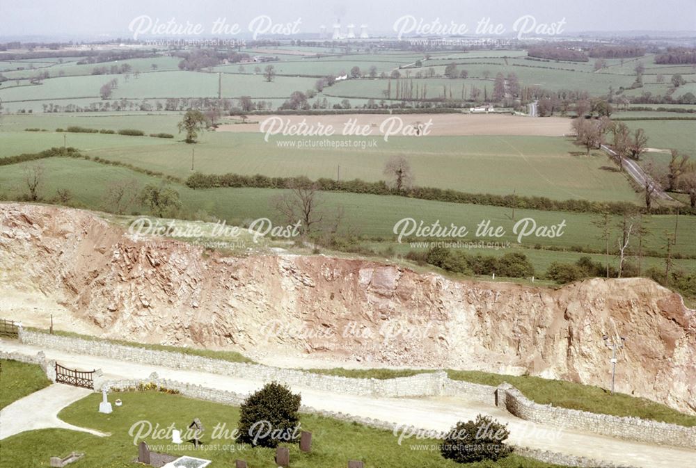 View from the top of Breedon Hill Church