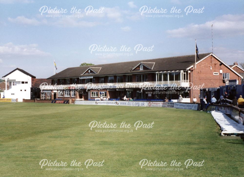 Derbyshire County Cricket Ground, Club and Lund Pavilion, Nottingham Road, Derby, 2002