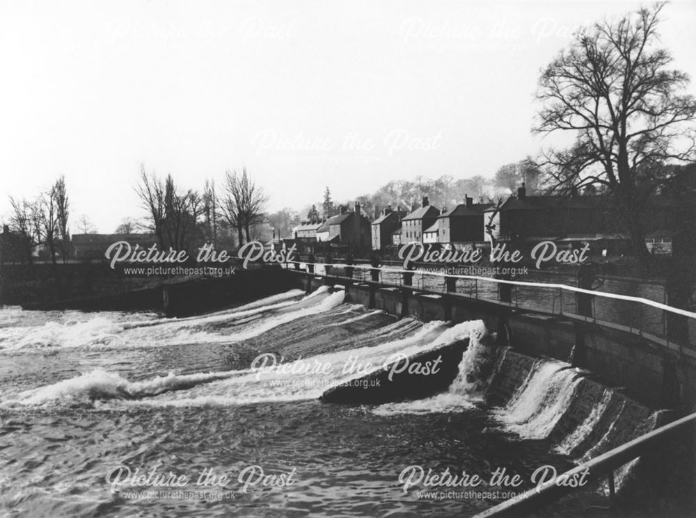 The weir on the River Derwent, Darley Abbey