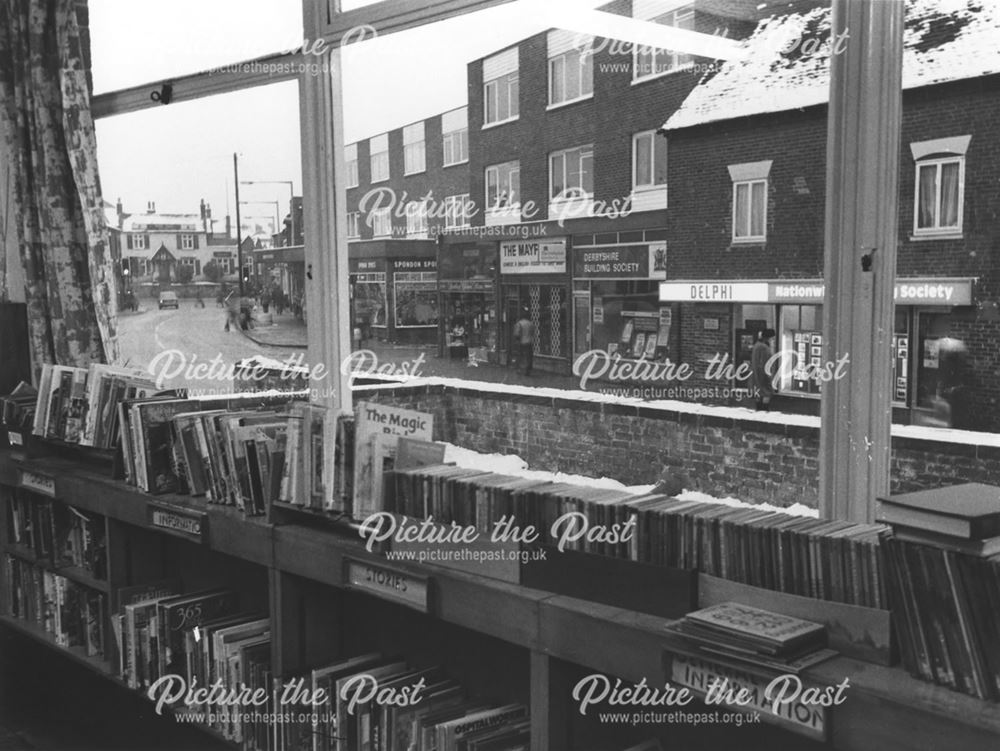 Spondon Library Interior and view of Sitwell Street