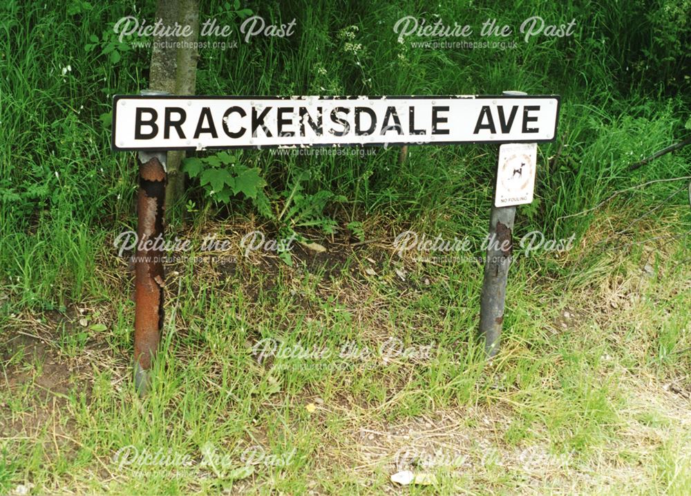 Street sign for Brackensdale Avenue