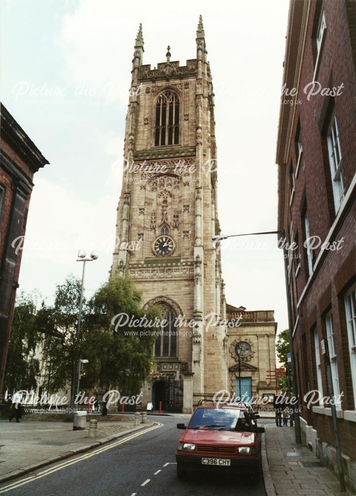 St Mary's Gate and Derby Cathedral