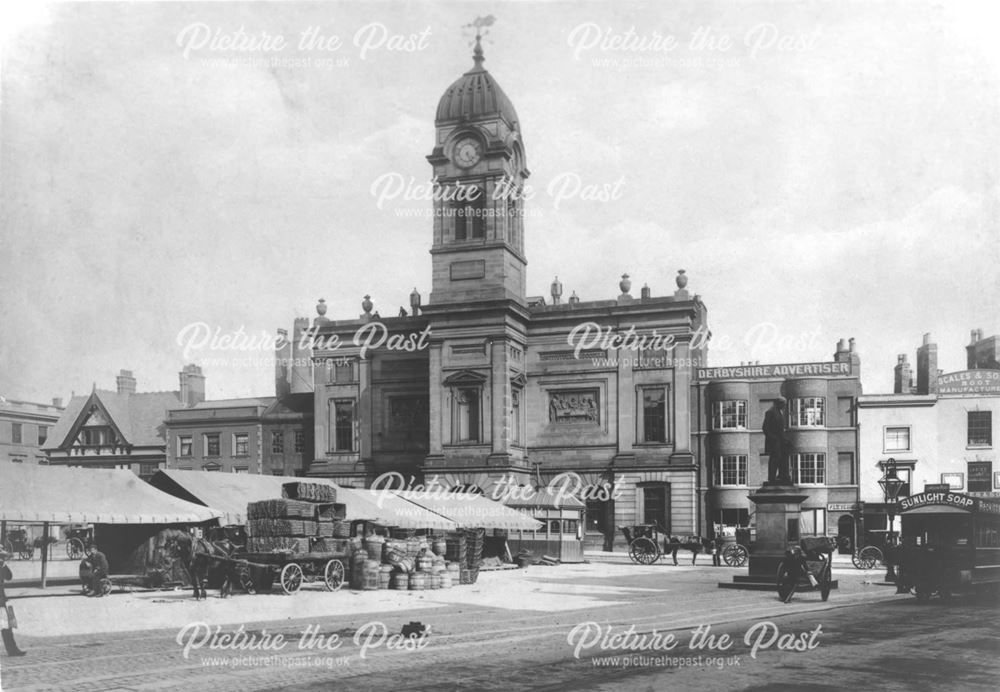 The Guildhall 'Town Hall' and Market Place, Derby