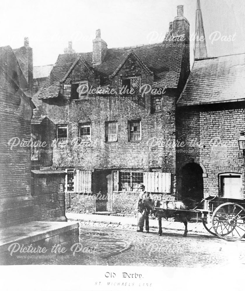 'Old Derby' St Michael's Lane, 1859