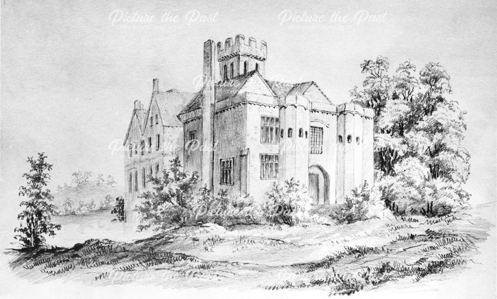 Old Hall, Barton Blount c 1800