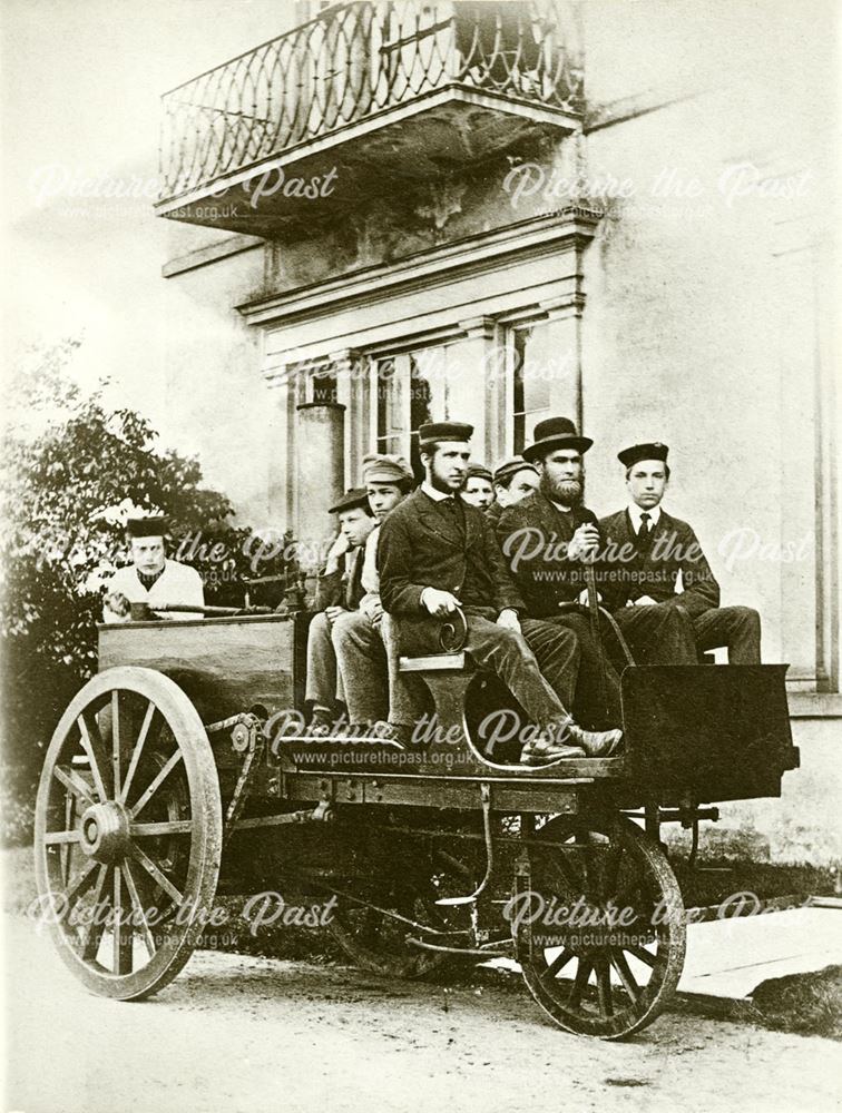 Steam Carriage at Farnah Hall Engineering School