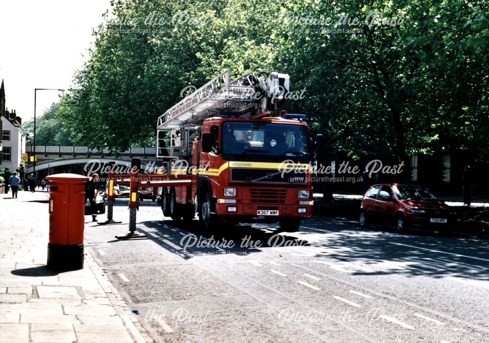 Fire Engine in Friar Gate, Derby