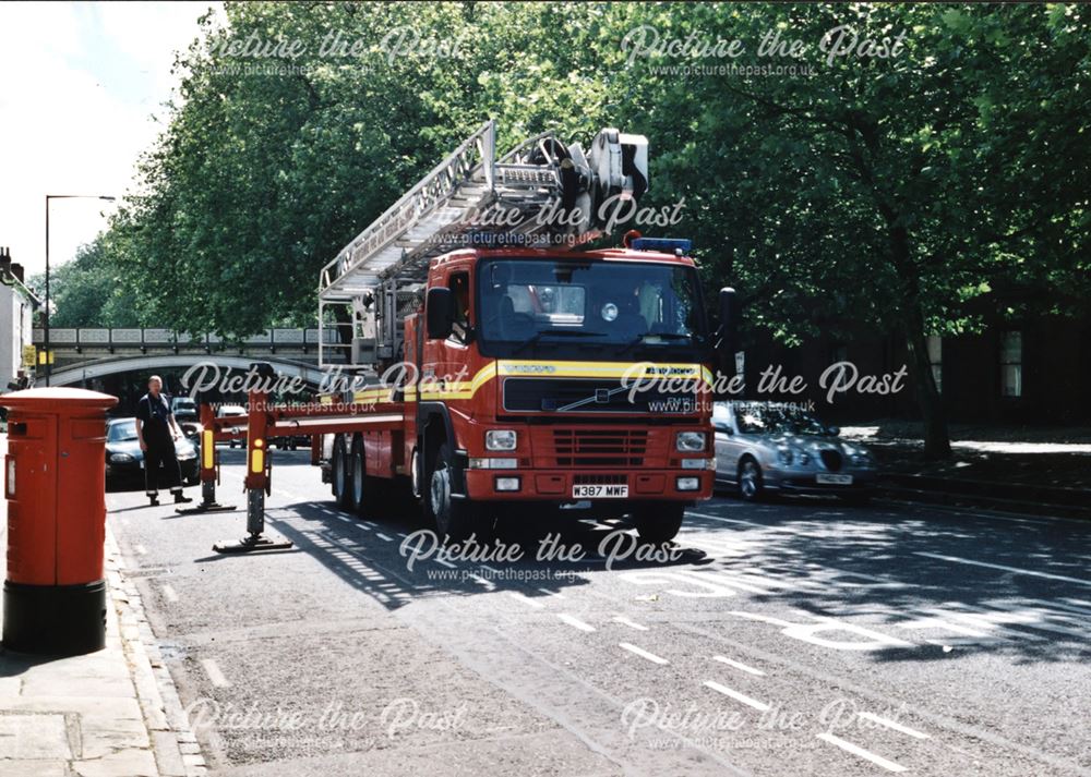 Fire Engine in Friar Gate, Derby