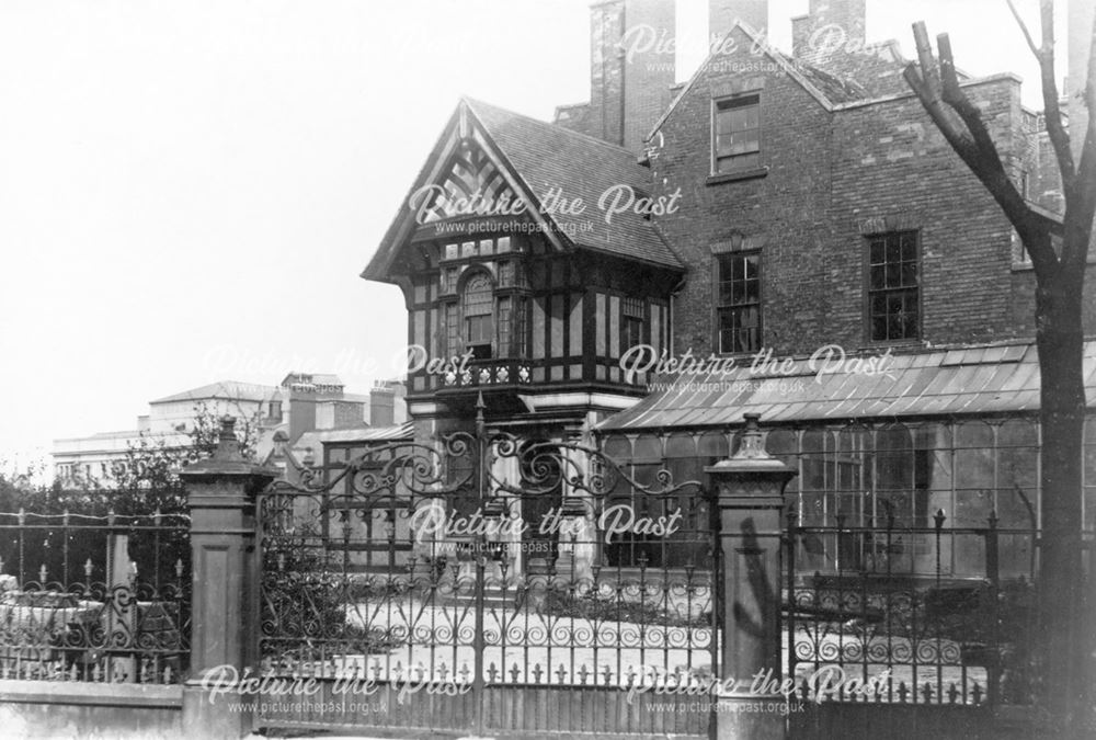 'Boden's House' or 'Abbott's Hill House' at the start of demolition.