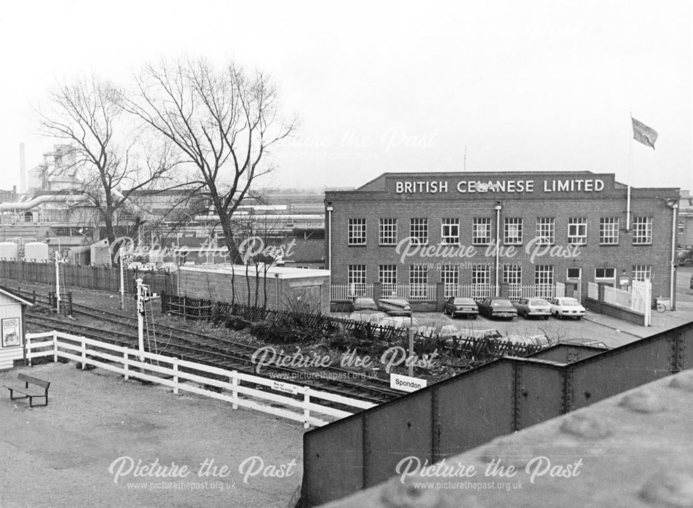 British Celanese Company, from Spondon Railway Station