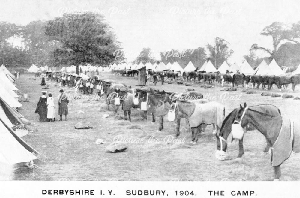 Derbyshire Imperial Yeomanry Camp, Sudbury 1904