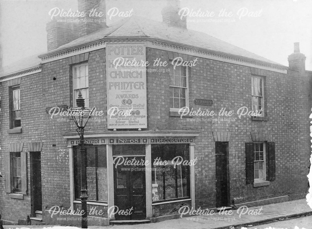 Potter's 'House and Church' painters and decorators shop, Gerard Street