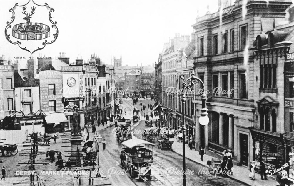 Market Place looking south down the Cornmarket