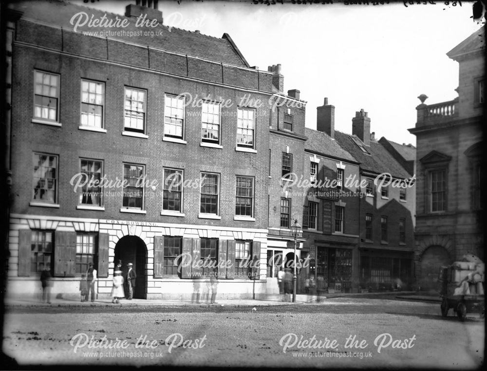 Cox's House (The Old Virgin Inn), Market Place, Derby, 1868