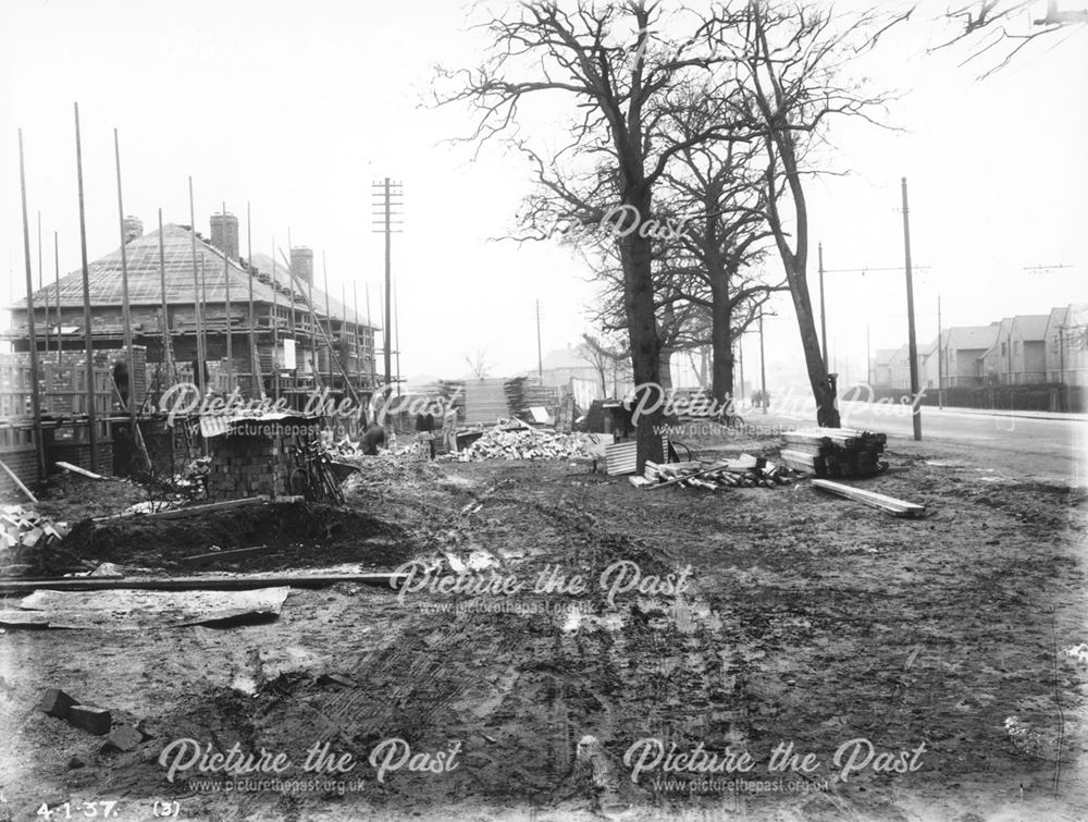 Building new houses on Osmaston Road