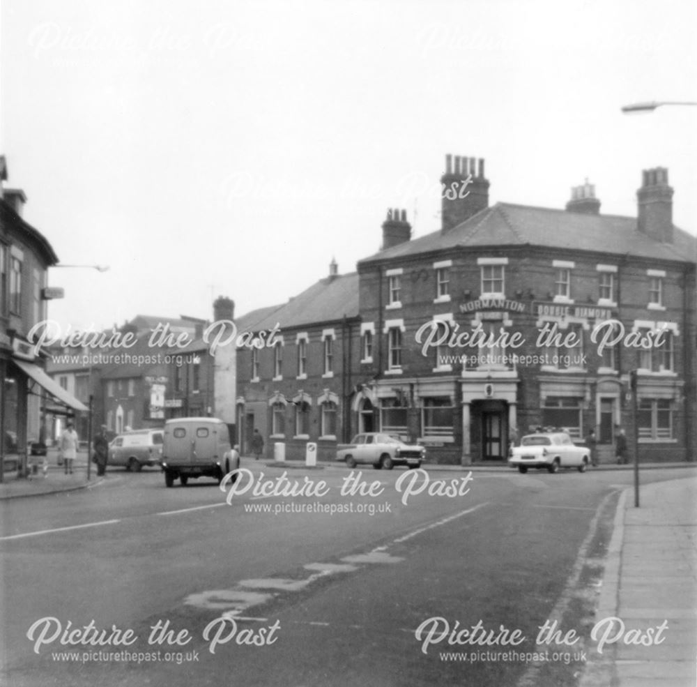 Normanton Road and junction with Peartree Road