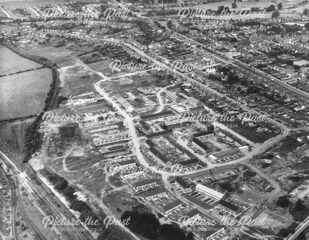 Albert Road Estate during construction