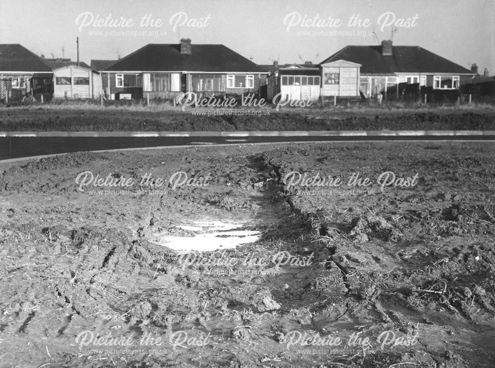 Albert Road Estate during construction