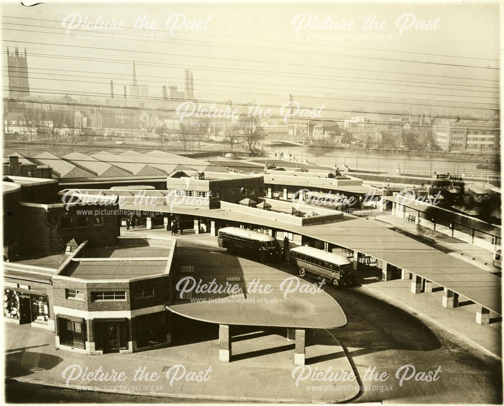 The newly built Derby Bus Station