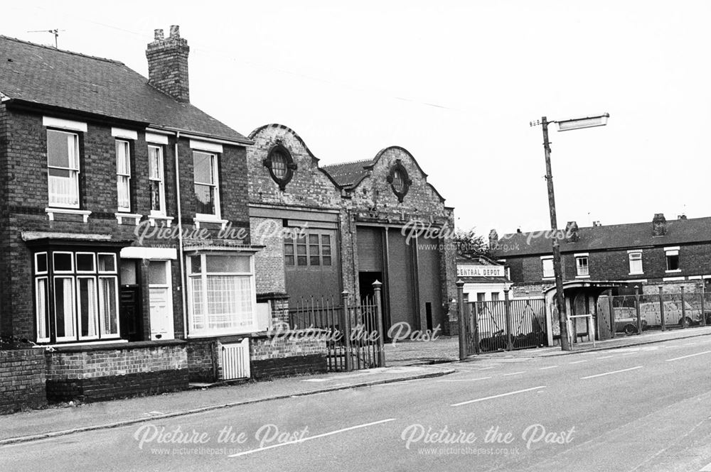 Former Electric Tram Sheds on Osmaston Road