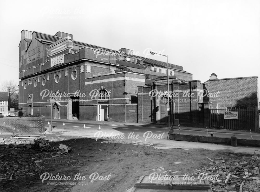 Derby - East Midlands Electric Power Station at the start of demolition