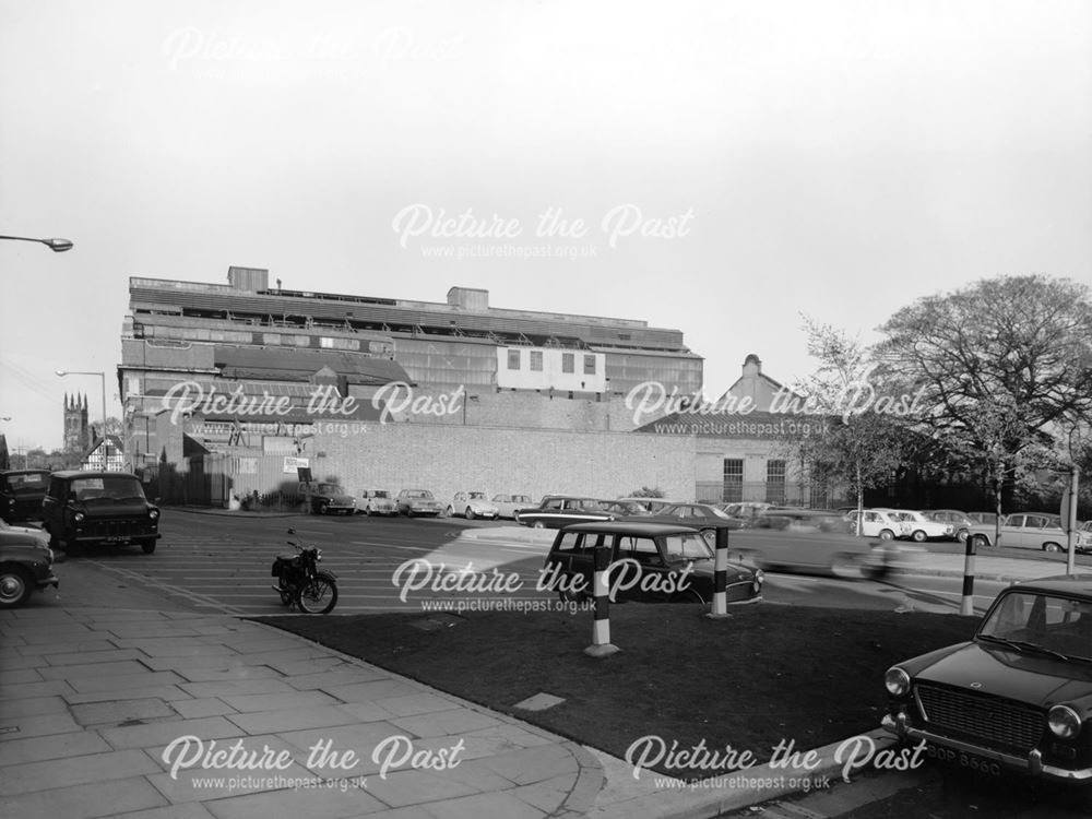 Derby - East Midlands Electric Power Station at the start of demolition